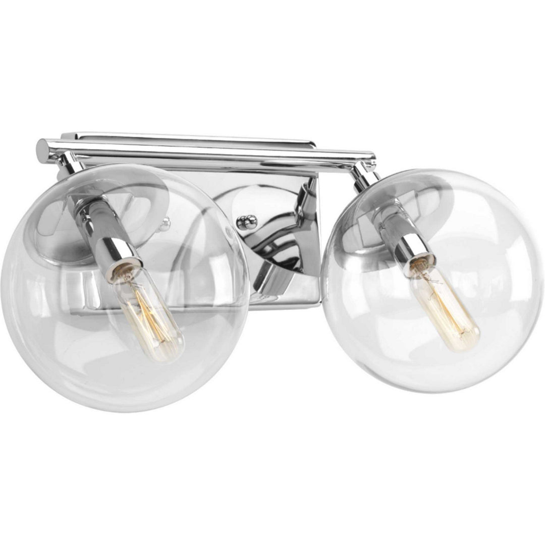 Mod Two Light Bath in Polished Chrome - available from The Lighting Shoppe, trusted by Canadian homeowners