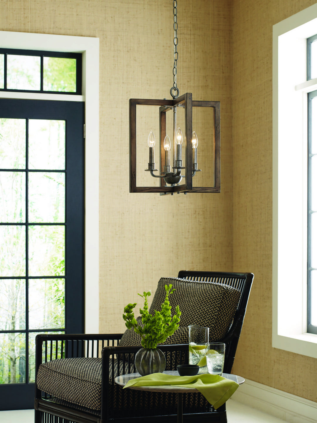 Progress Canada - P4760-141 - Four Light Chandelier - Turnbury - Galvanized