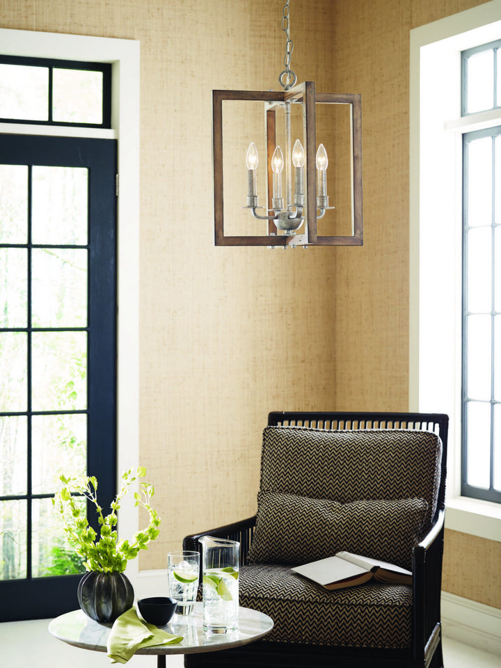 Progress Canada - P4760-141 - Four Light Chandelier - Turnbury - Galvanized