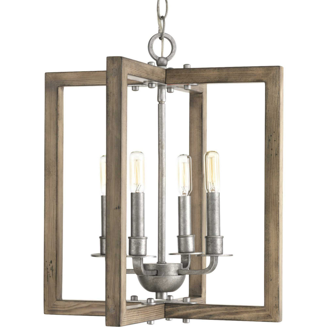 Progress Canada - P4760-141 - Four Light Chandelier - Turnbury - Galvanized