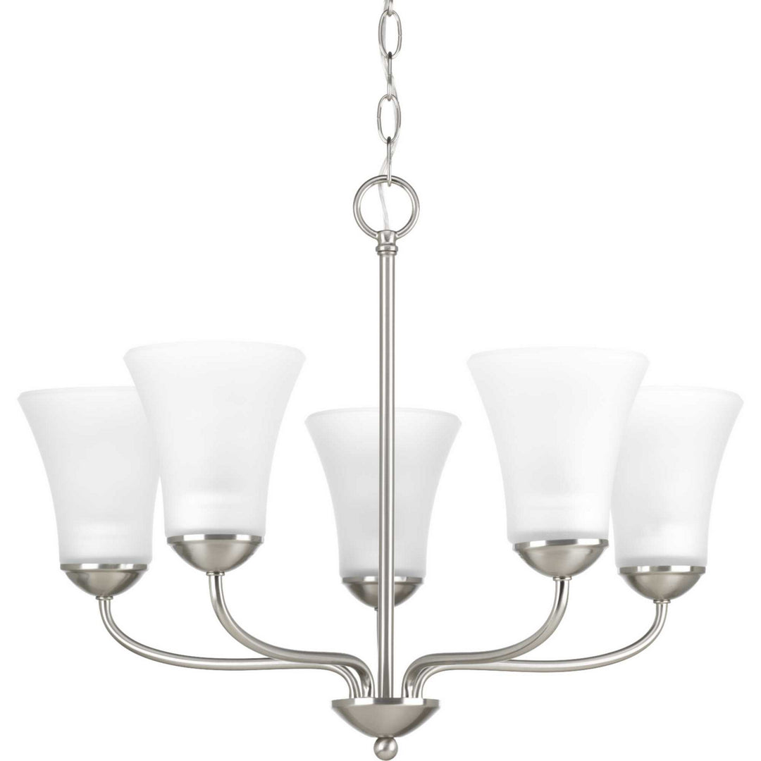 Progress Canada - P4770-09 - Five Light Chandelier - Classic - Brushed Nickel