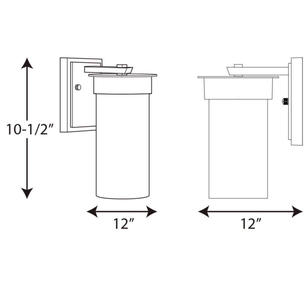 Progress Canada - P5624-31 - One Light Wall Lantern - Hawthorne - Black