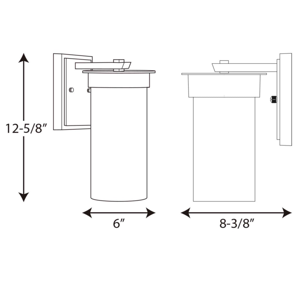 Progress Canada - P5625-31 - One Light Wall Lantern - Hawthorne - Black