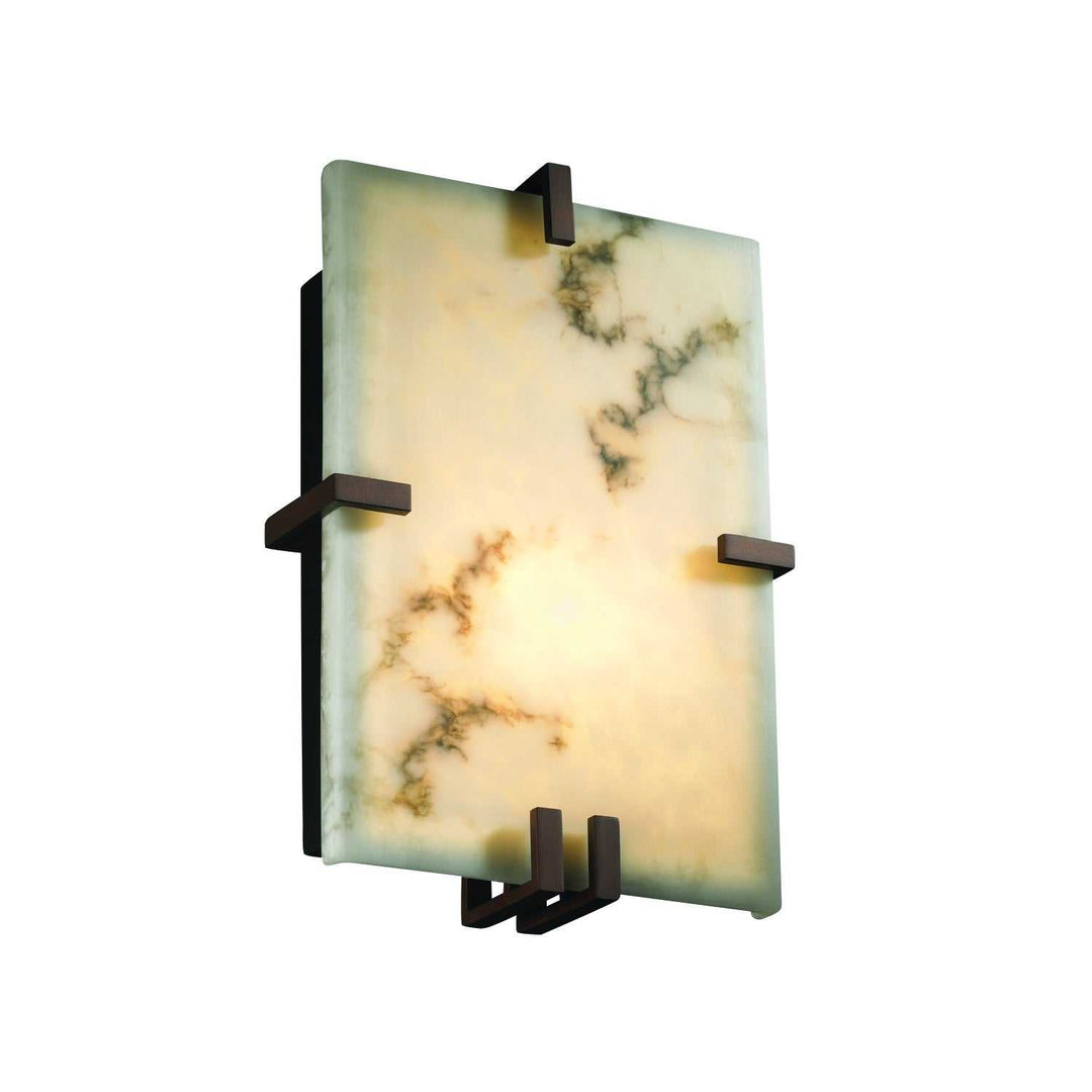 LumenAria LED Wall Sconce in Dark Bronze Justice Designs