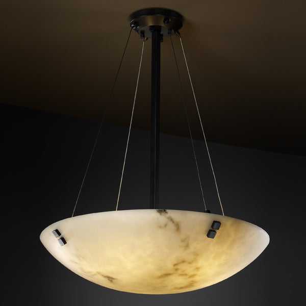 LumenAria LED Pendant in Matte Black Justice Designs