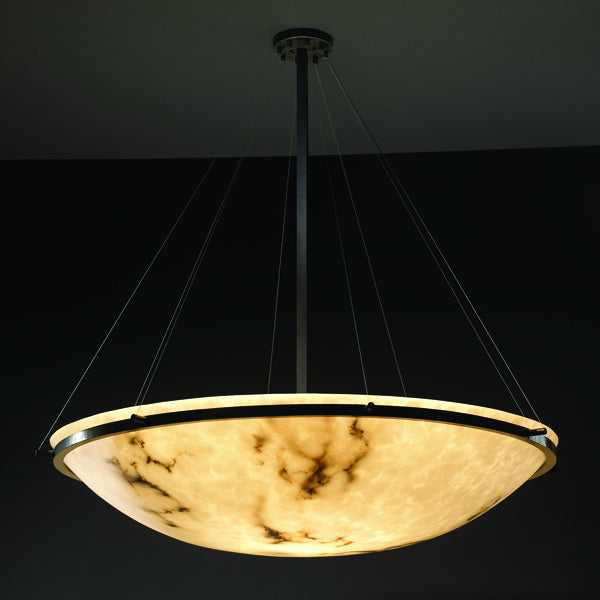 LumenAria LED Pendant in Matte Black Justice Designs