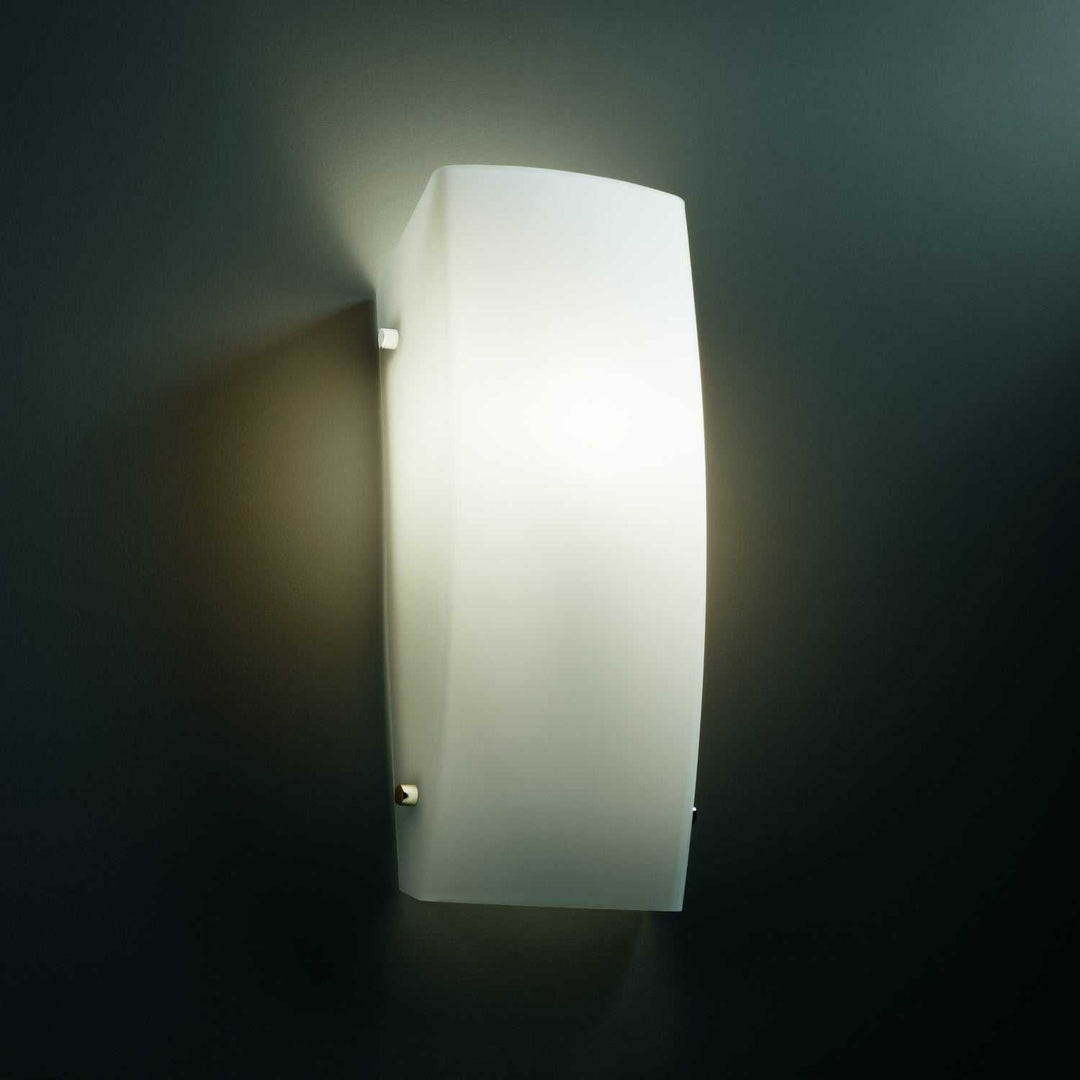 Fusion LED Wall Sconce in Polished Chrome Justice Designs