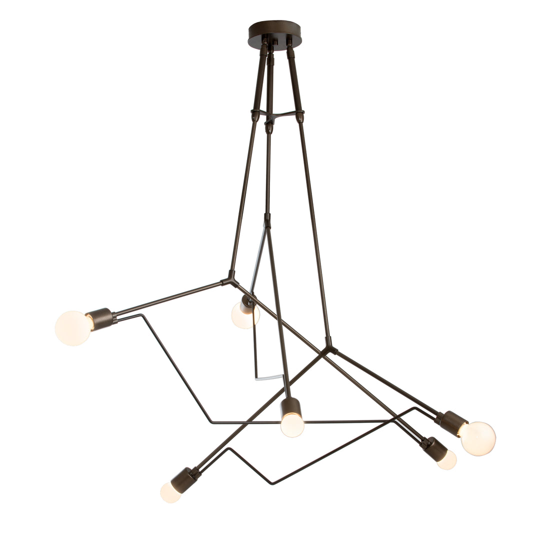 Hubbardton Forge Canada - 362015-SKT-STND-75 - Six Light Outdoor Pendant - Divergence - Coastal Bronze