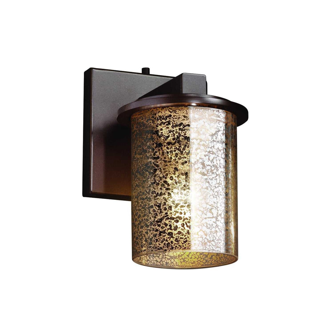 Fusion One Light Wall Sconce in Dark Bronze Justice Designs