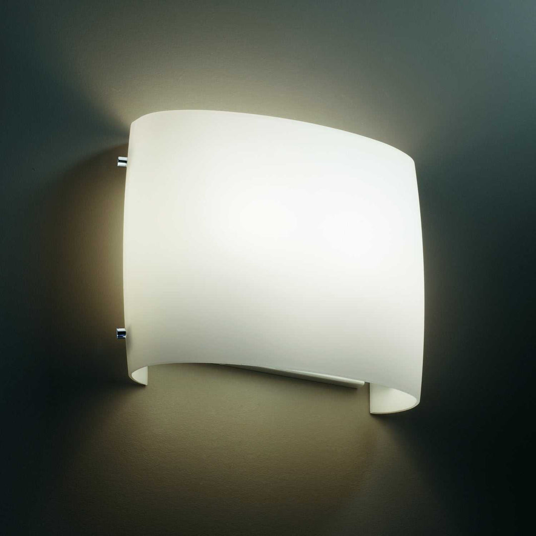 Fusion LED Wall Sconce in Polished Chrome Justice Designs