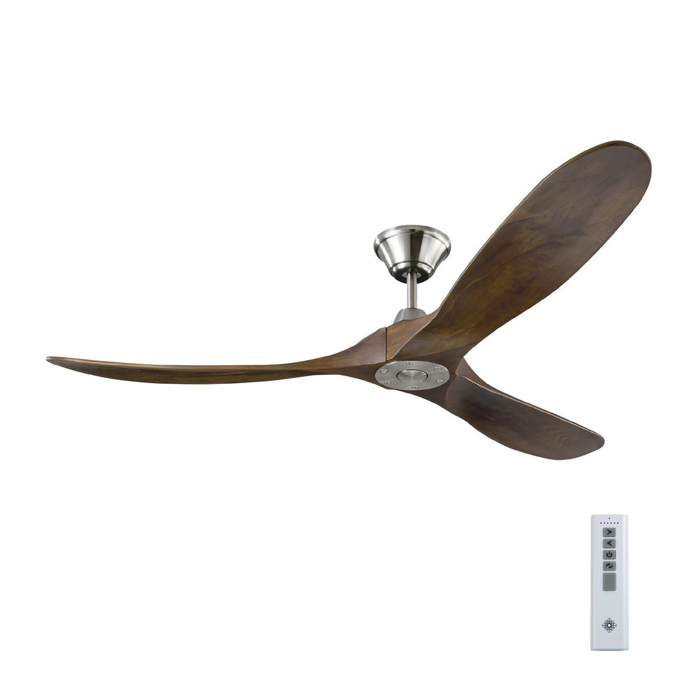 Visual Comfort Fan Canada - 3MAVR60BS - 60"Ceiling Fan - Maverick - Brushed Steel