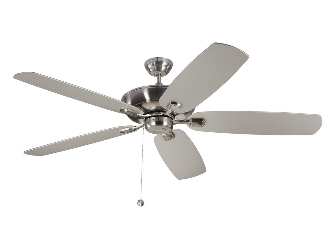 Colony 60" Ceiling Fan in Brushed Steel - available from The Lighting Shoppe, trusted by Canadian homeowners