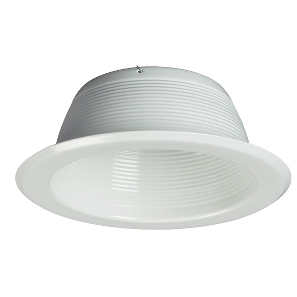 6`` Housings & Trims One Piece Step Baffle Trim in White - available from The Lighting Shoppe, trusted by Canadian homeowners