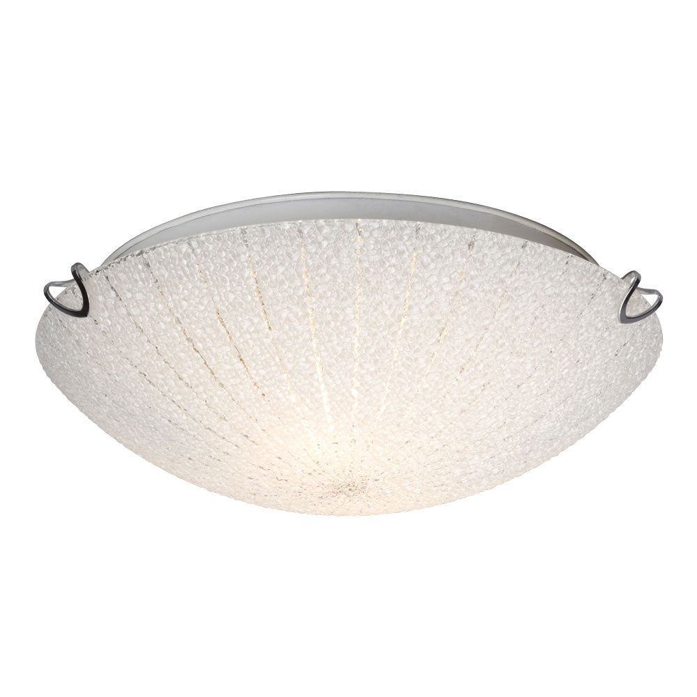 Alia-New Two Light Flush Mount Ceiling Light in Chrome - available from The Lighting Shoppe, trusted by Canadian homeowners