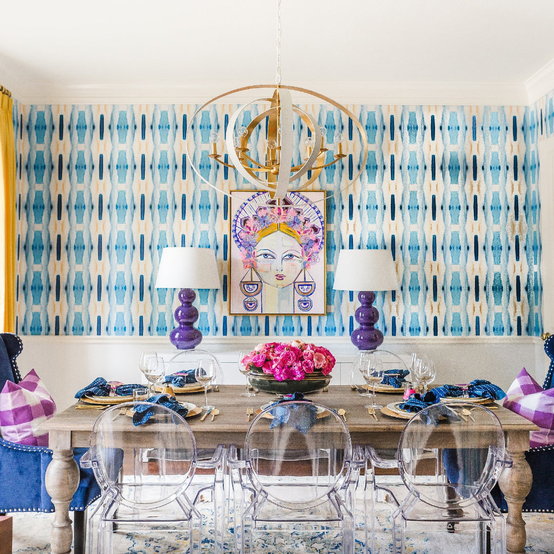 Crystorama - 588-MT-GA - Eight Light Chandelier - Luna - Matte White + Antique Gold