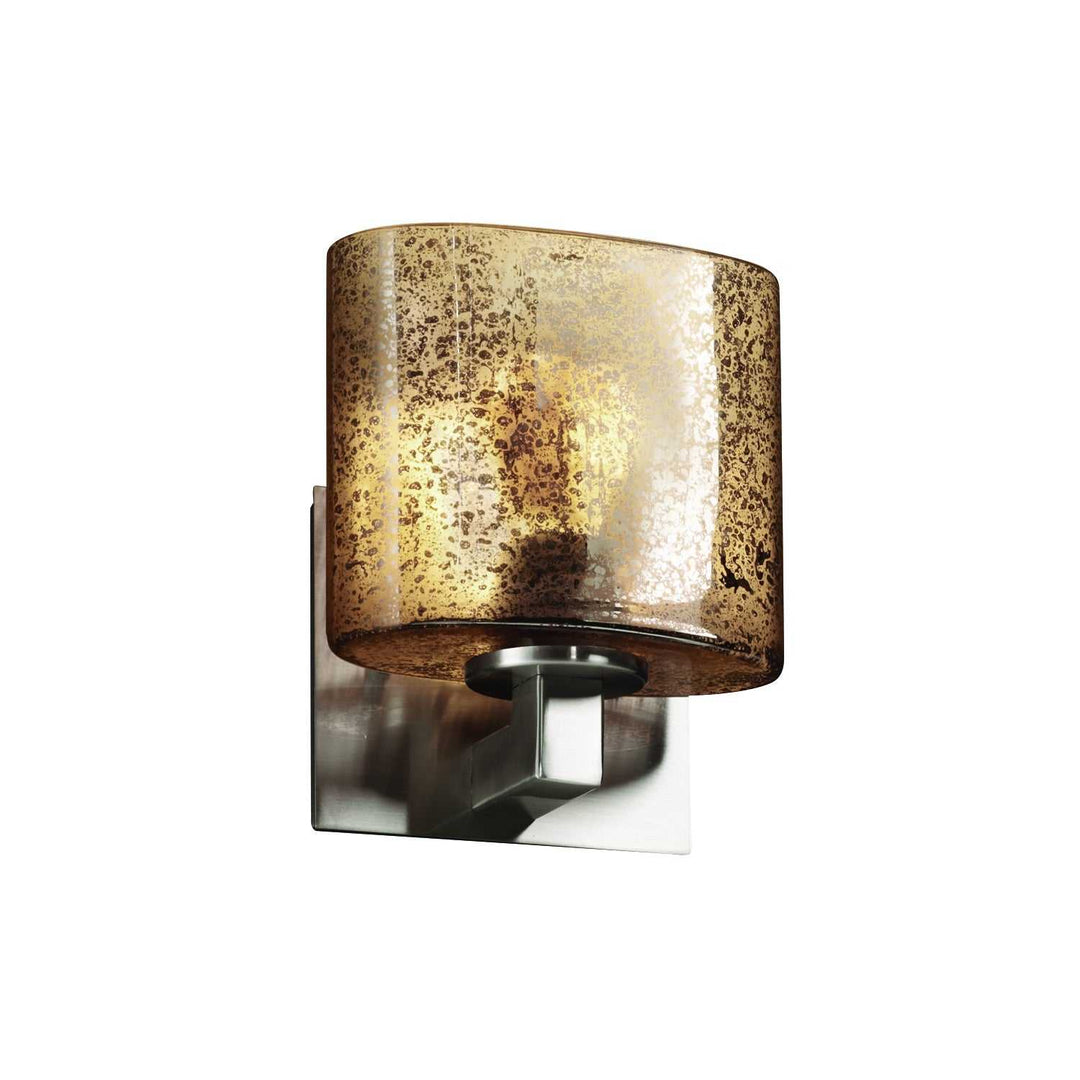 Fusion One Light Wall Sconce in Brushed Nickel Justice Designs