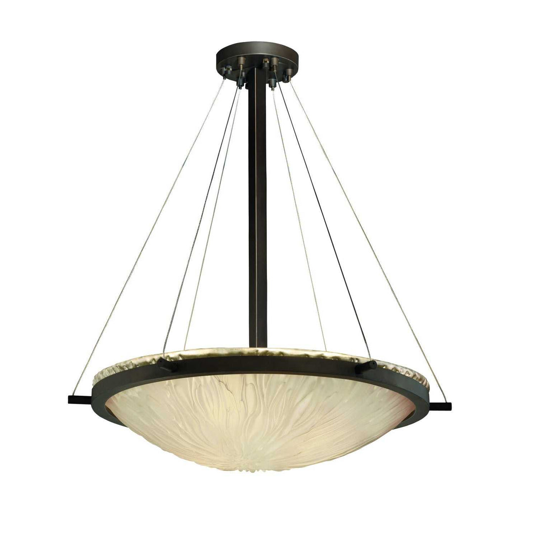 Veneto Luce LED Pendant in Dark Bronze Justice Designs