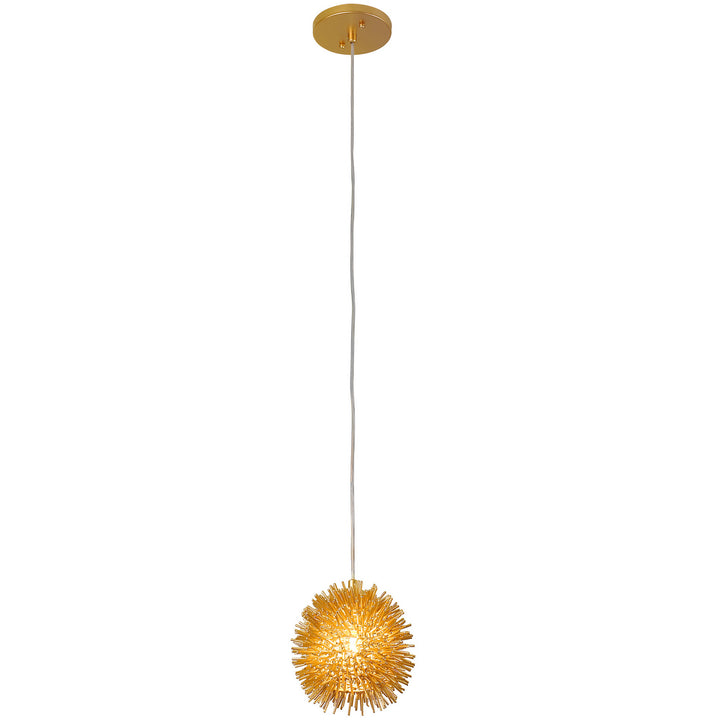Urchin One Light Mini Pendant in Gold - available from The Lighting Shoppe, trusted by Canadian homeowners