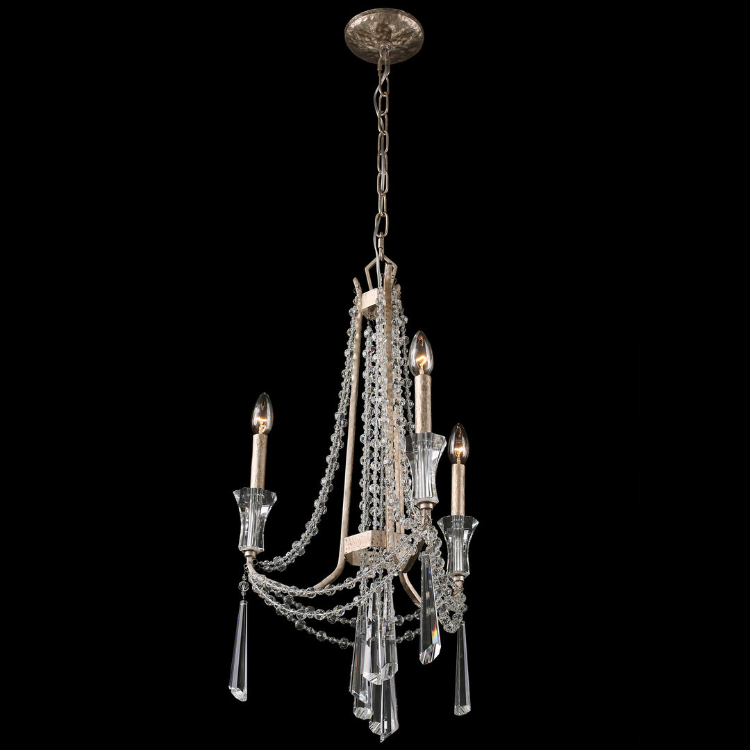 Varaluz - 270C03TR - Three Light Chandelier - Barcelona - Transcend Silver