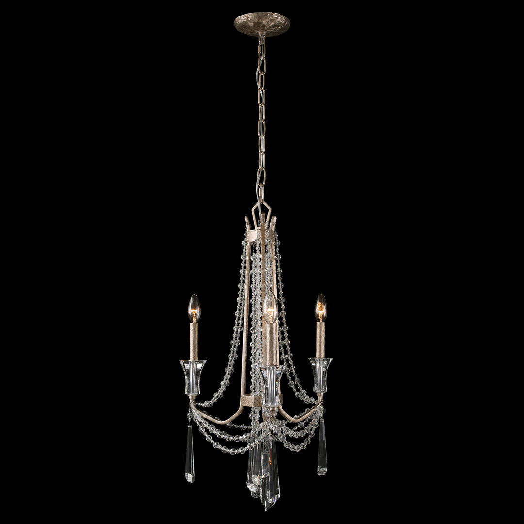 Varaluz - 270C03TR - Three Light Chandelier - Barcelona - Transcend Silver
