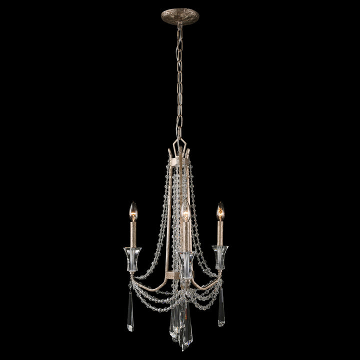 Varaluz - 270C03TR - Three Light Chandelier - Barcelona - Transcend Silver