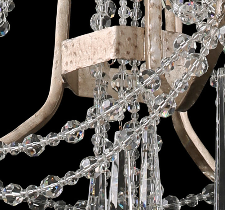 Varaluz - 270C03TR - Three Light Chandelier - Barcelona - Transcend Silver