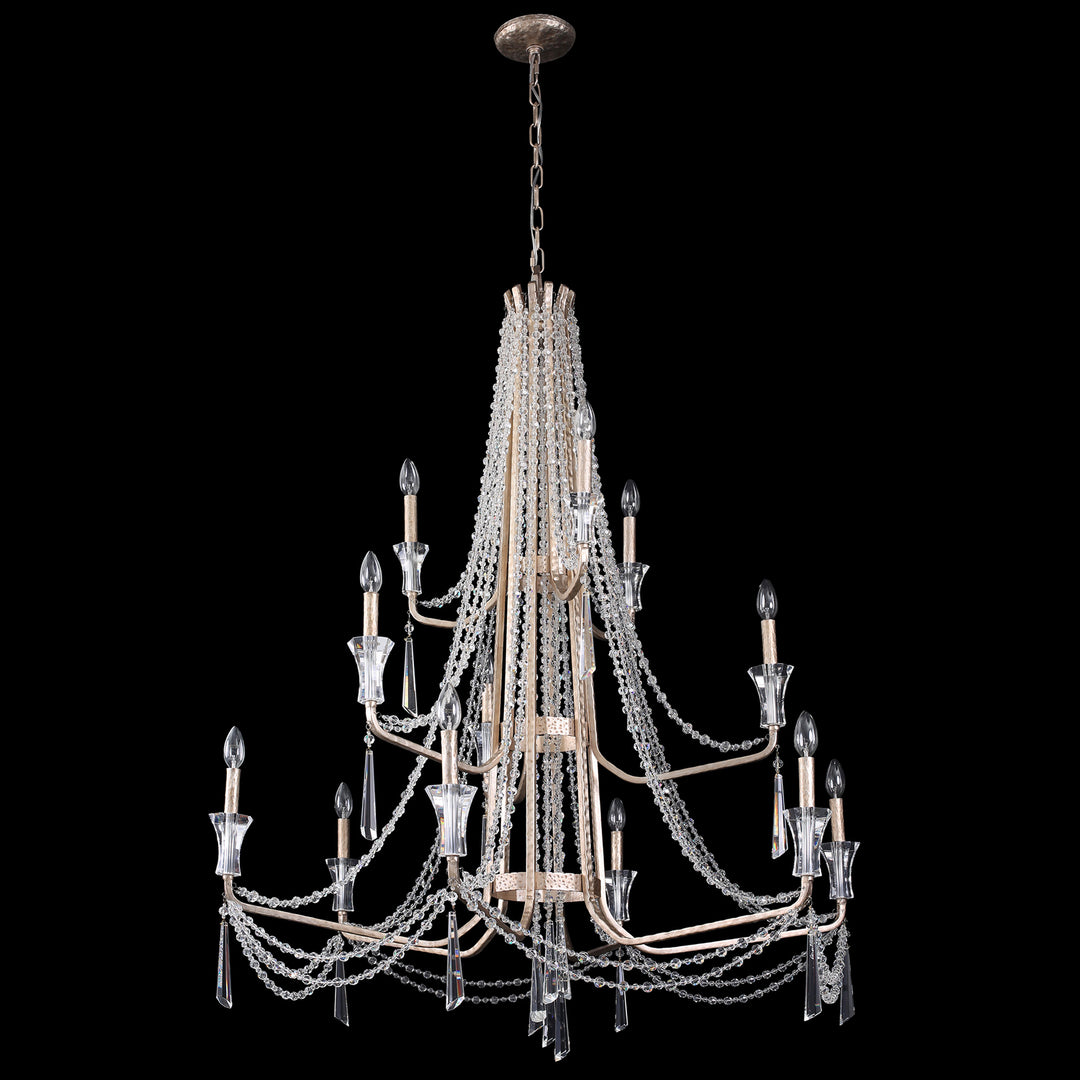 Varaluz - 270C12TR - 12 Light Chandelier - Barcelona - Transcend Silver