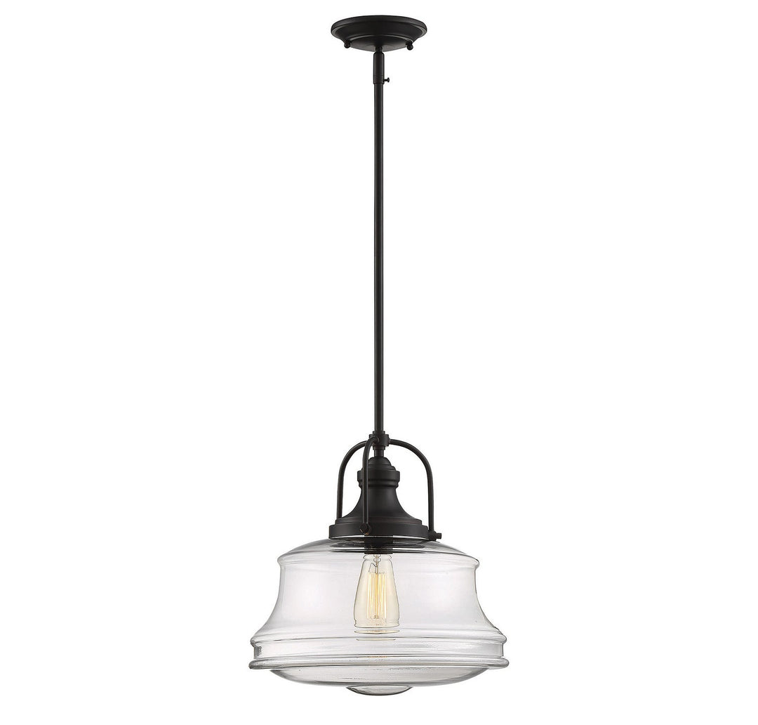 Savoy House - 7-5012-1-13 - One Light Pendant - Garvey - English Bronze