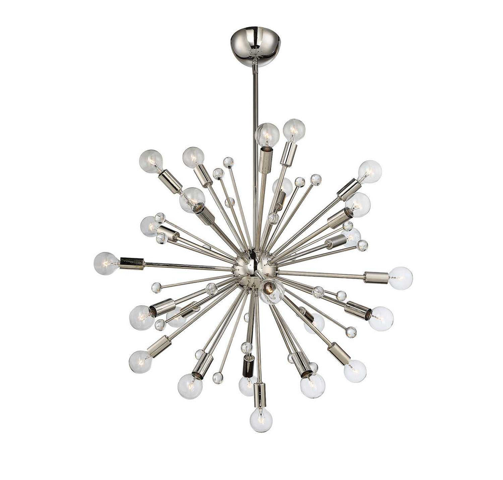 Galea 24 Light Chandelier in Polished Nickel Savoy House