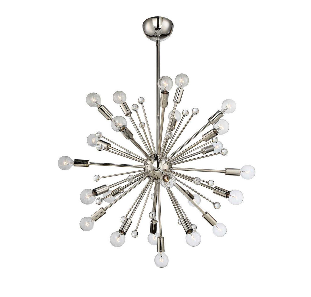 Galea 24 Light Chandelier in Polished Nickel Savoy House