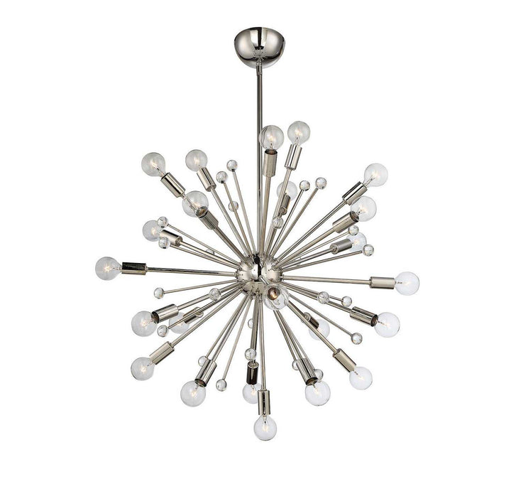 Galea 24 Light Chandelier in Polished Nickel Savoy House