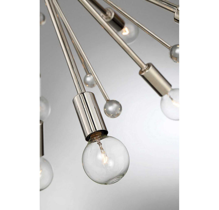 Galea 24 Light Chandelier in Polished Nickel Savoy House