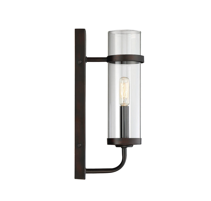 Tulsa One Light Wall Sconce in English Bronze Savoy House