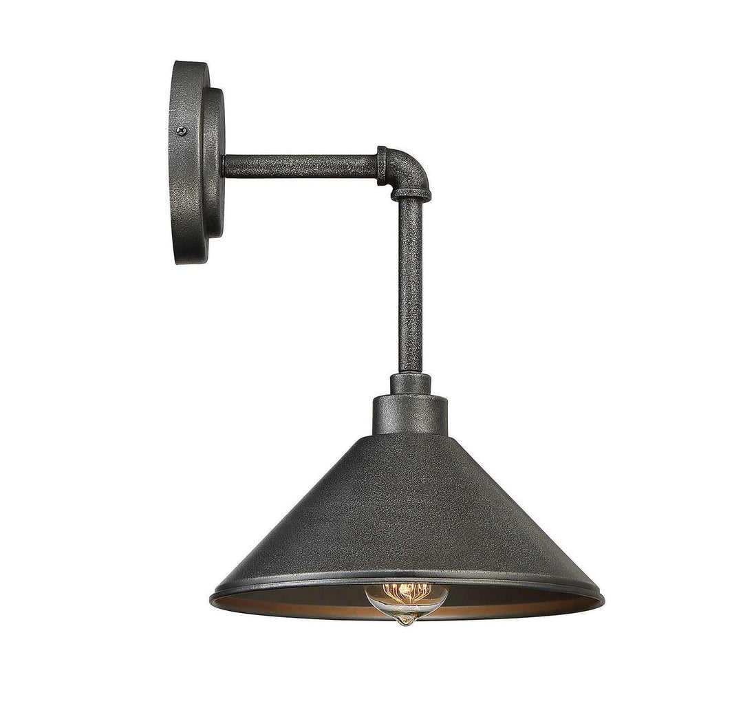 Dansk One Light Wall Sconce in Galvanized Metal Savoy House