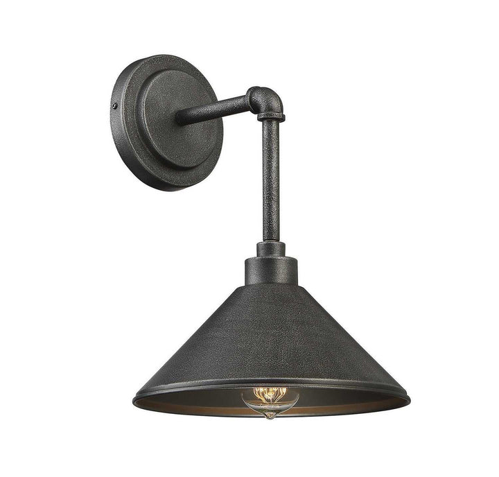 Dansk One Light Wall Sconce in Galvanized Metal Savoy House