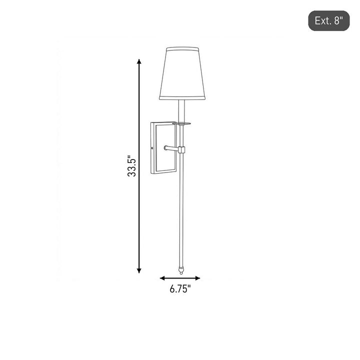 Savoy House - 9-7144-1-322 - One Light Wall Sconce - Monroe - Warm Brass