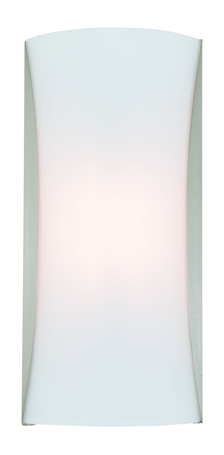 DVI Canada - DVP7191SN-OP - LED Wall Sconce - Kingsway Ac Led - Satin Nickel w/Half Opal Glass