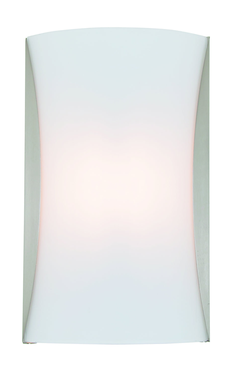 DVI Canada - DVP7192SN-OP - LED Wall Sconce - Kingsway Ac Led - Satin Nickel w/Half Opal Glass