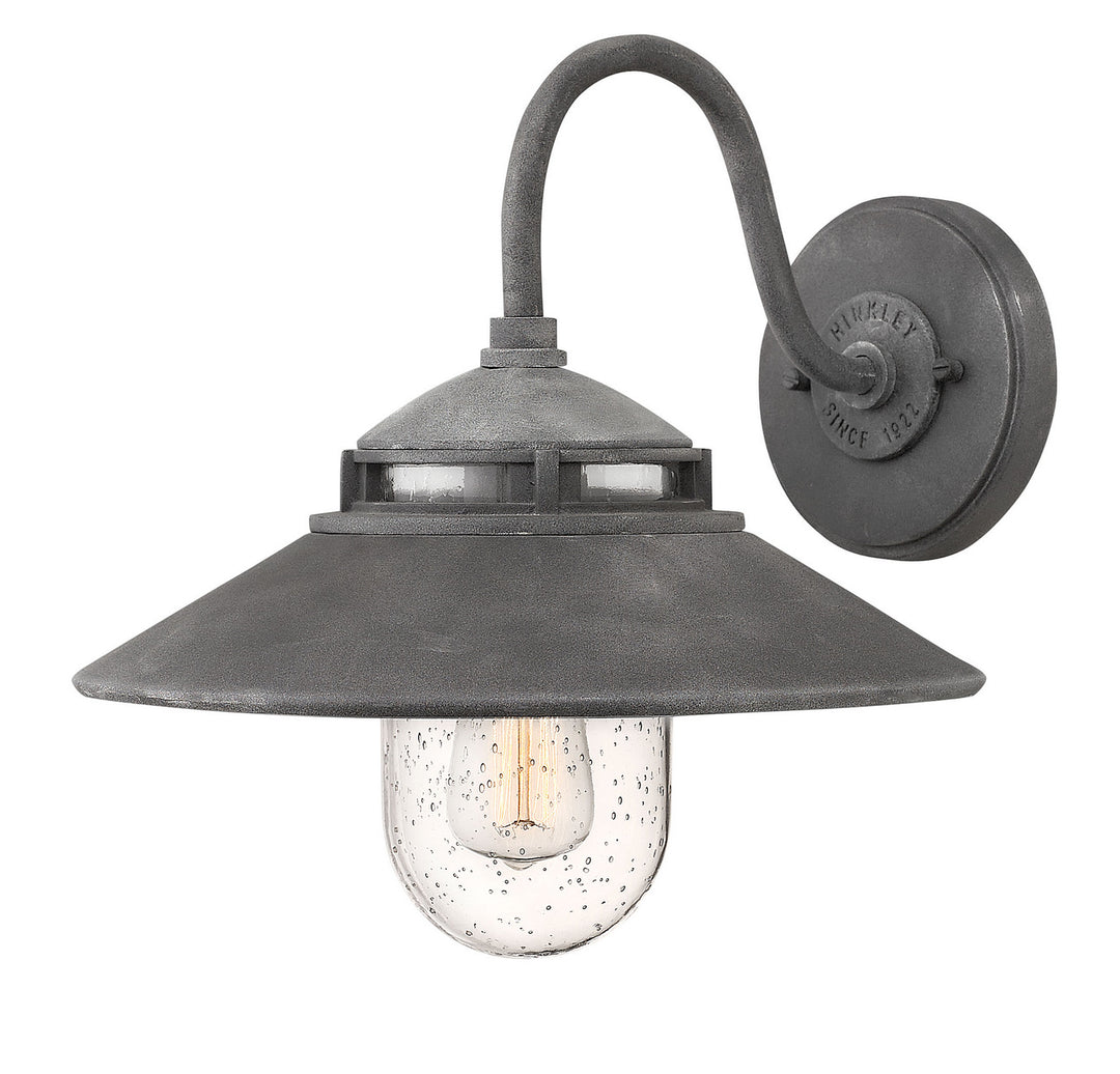 Atwell LED Wall Mount in Aged Zinc - available from The Lighting Shoppe, trusted by Canadian homeowners
