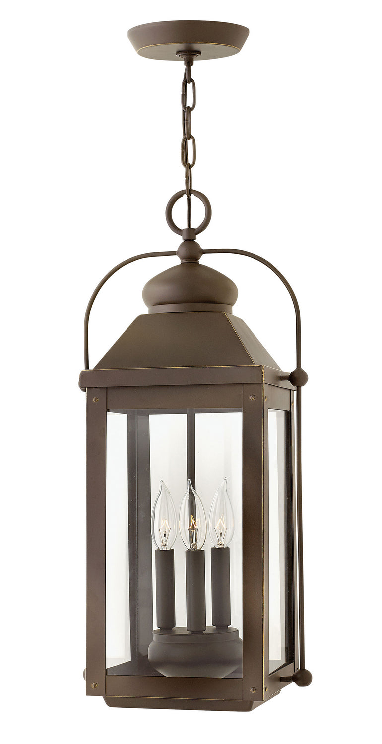 Anchorage LED Hanging Lantern in Light Oiled Bronze - available from The Lighting Shoppe, trusted by Canadian homeowners
