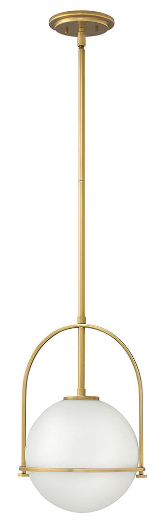 Somerset LED Pendant in Heritage Brass - available from The Lighting Shoppe, trusted by Canadian homeowners