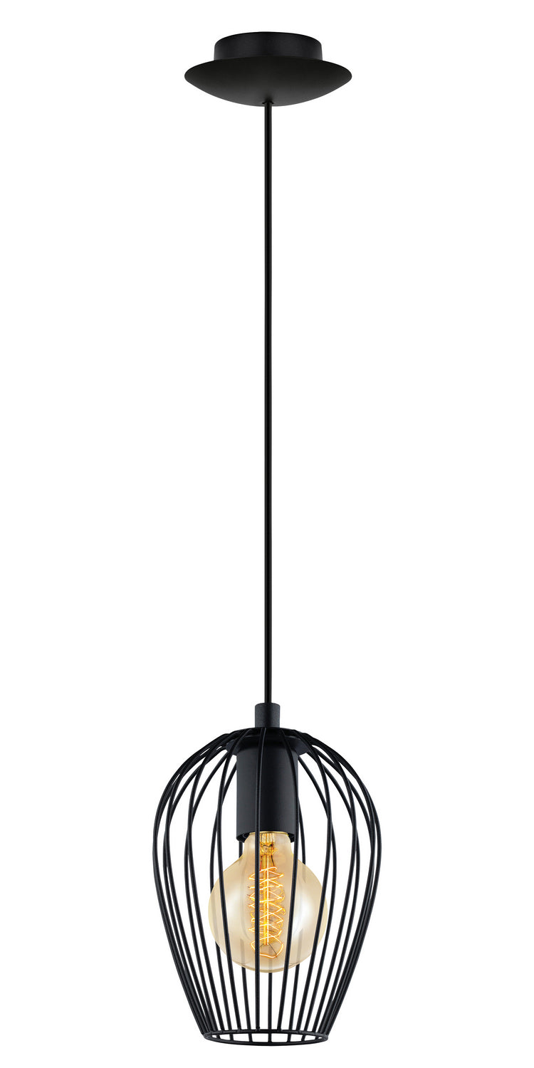 Eglo Canada - 49477A - One Light Pendant - Newtown - Black