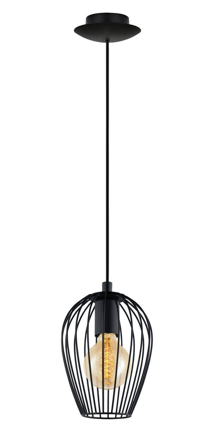 Eglo Canada - 49477A - One Light Pendant - Newtown - Black