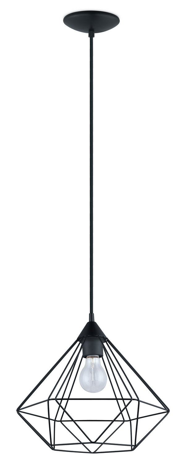 Eglo Canada - 94188A - One Light Pendant - Tarbes - Matte Black