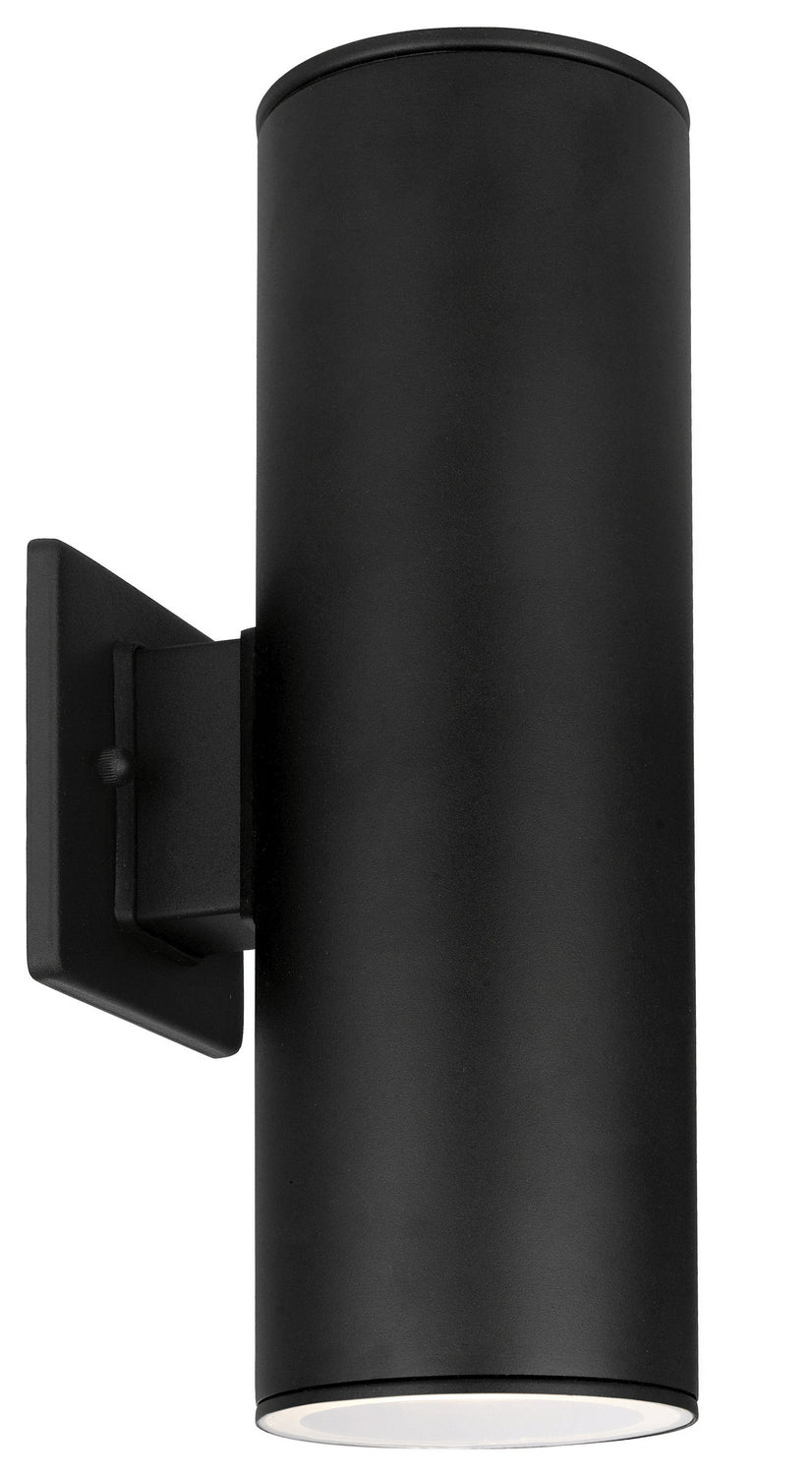 Ascoli Two Light Outdoor Wall Mount in Black - available from The Lighting Shoppe, trusted by Canadian homeowners