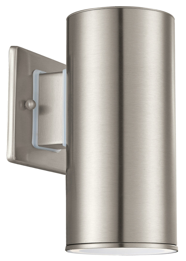 Ascoli One Light Outdoor Wall Mount in Stainless Steel - available from The Lighting Shoppe, trusted by Canadian homeowners