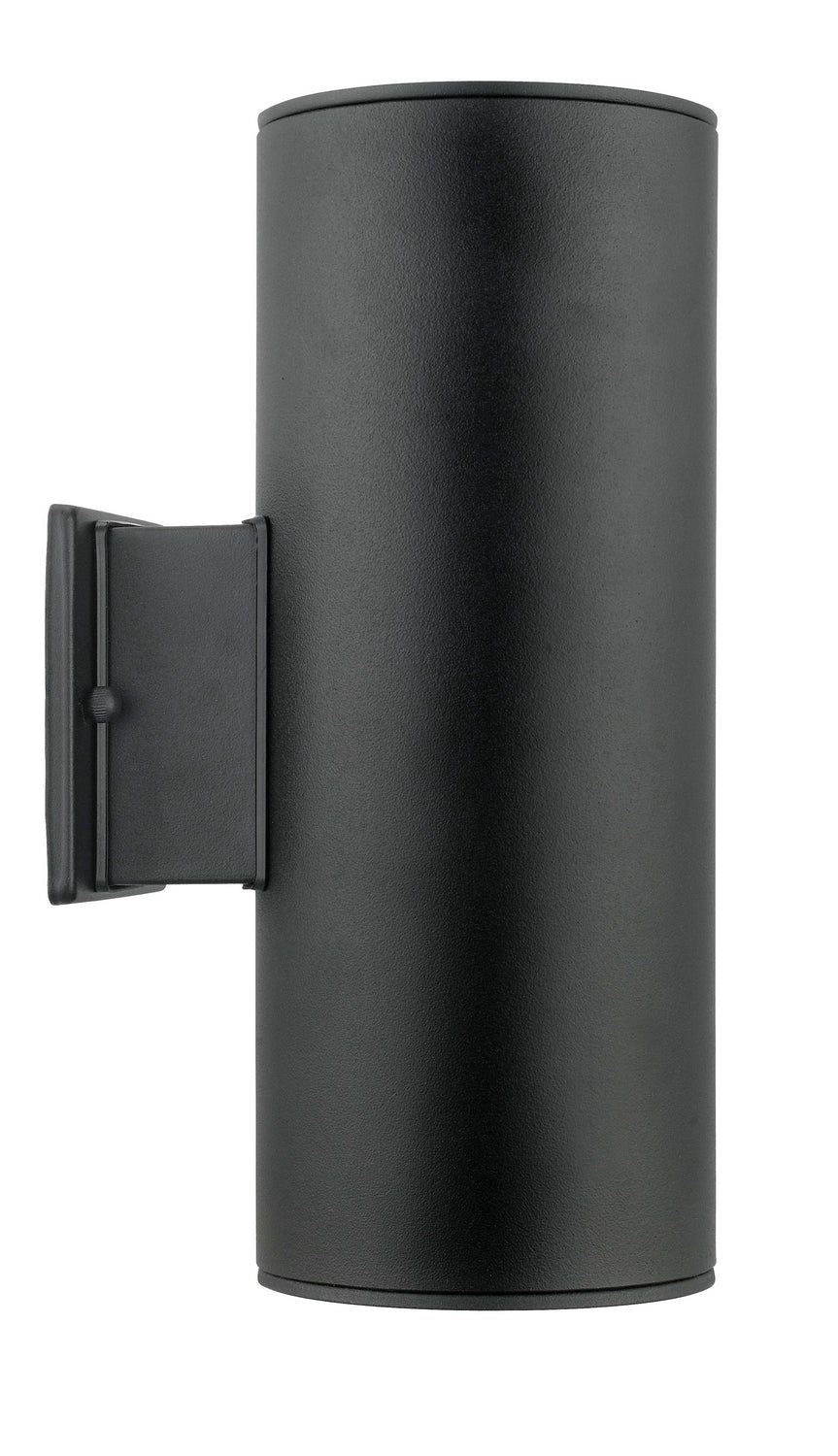 Ascoli Two Light Outdoor Wall Mount in Black - available from The Lighting Shoppe, trusted by Canadian homeowners