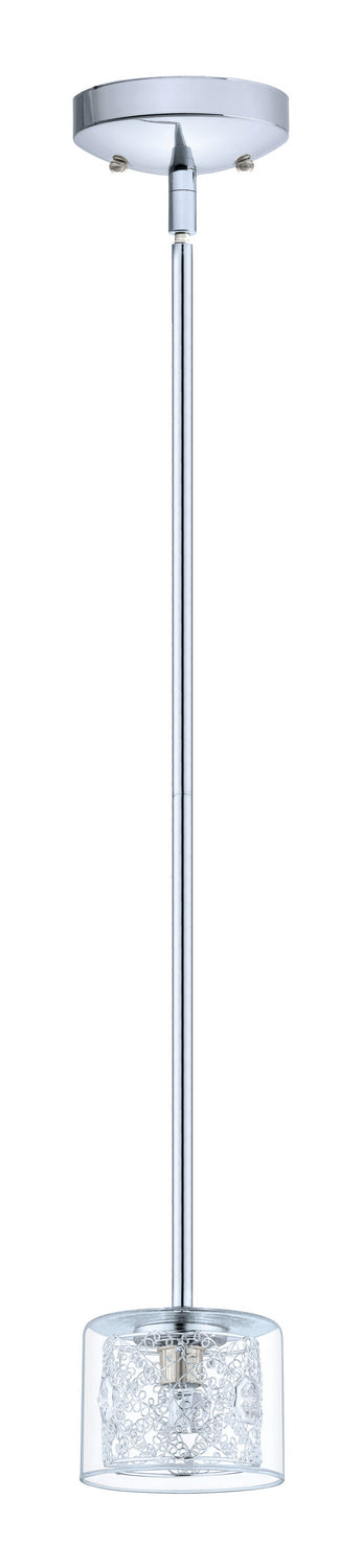 Pianella One Light Pendant in Chrome - available from The Lighting Shoppe, trusted by Canadian homeowners