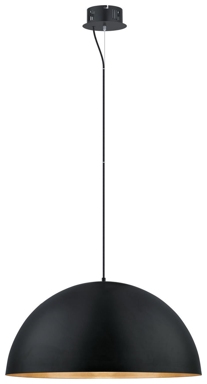 Gaetano LED Pendant in Black/Gold - available from The Lighting Shoppe, trusted by Canadian homeowners