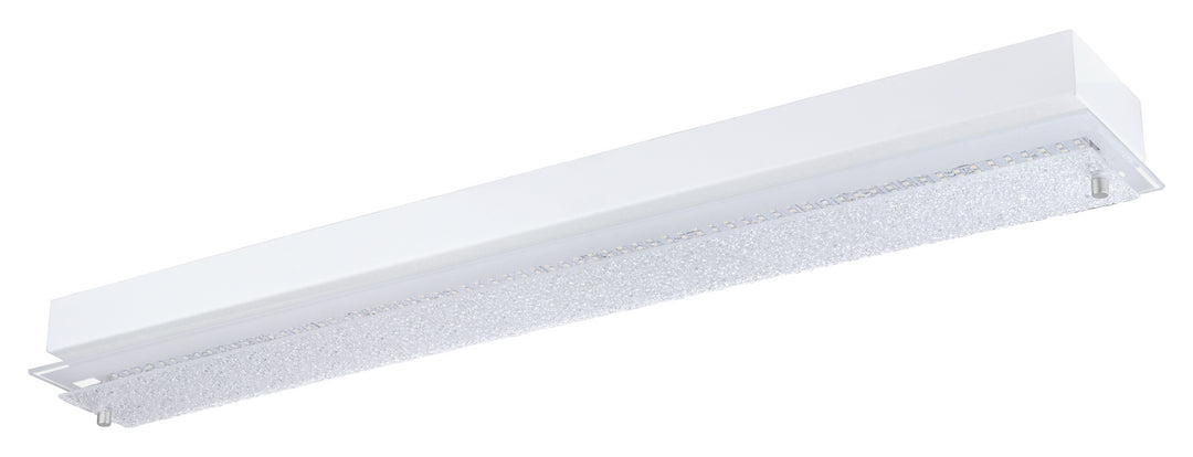 Priola LED Ceiling Mount in White & Matte Nickel - available from The Lighting Shoppe, trusted by Canadian homeowners